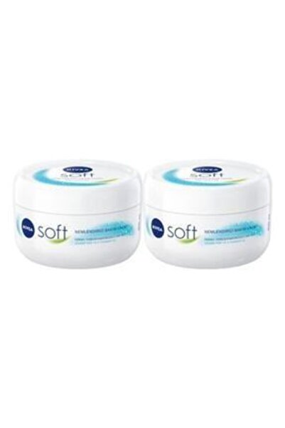 NIVEA كريم العناية المرطب الناعم - 300 مل × 2 مجموعة