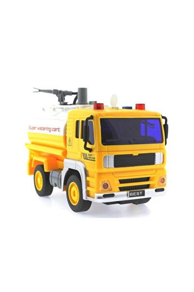 MEGA Su Püskürten Sesli Ve Işıklı Sarı Sulama Tankeri