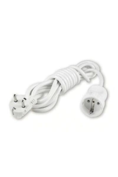 VİKO Topraklı Tekli Uzatma Kablo 8 M Uzatma Kablosu 8mt Priz Bakır Kablo