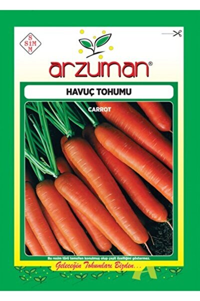 Arzuman Sebze Nantes Havuç Tohumu 10 Gr