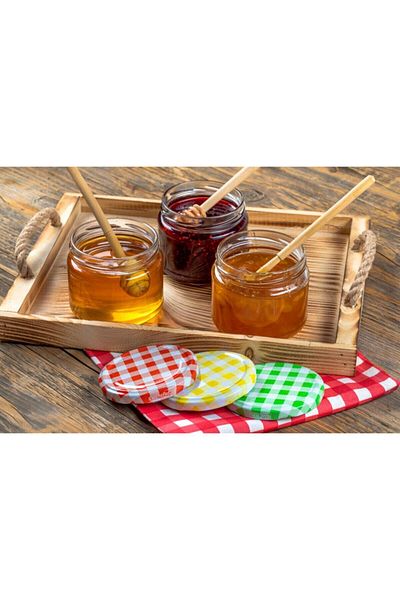 Sarkap 6-Piece Shirinink Glass Jar Without Lid - 300 Cc
