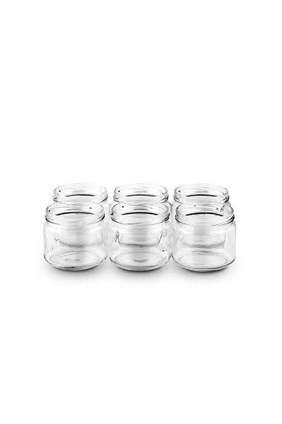 Sarkap 6-Piece Shirinink Glass Jar Without Lid - 300 Cc