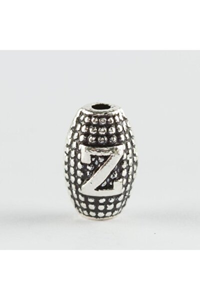 ZERO LAND Msa-Shop 8 mm Harp Cut Metal Letter Metal Prayer Bead Letter -Z