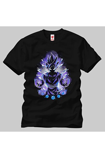 Built By Crazy Μπλουζάκι Unisex Black Dragon Ball Goku Power