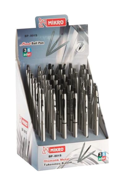 Mikro Bp-801s Tükenmez Kalem Karışık Renk 1 Adet