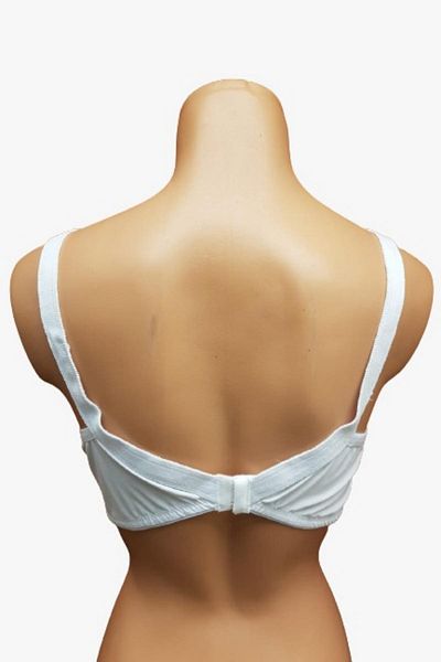 AtaGiyim Sutien de damă, alb, din jacquard, fără sârmă, cu model