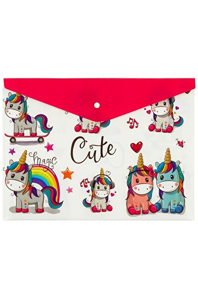 Bigpoint Φάκελος με κουμπωτά A4 με σχέδιο Μονόκερος