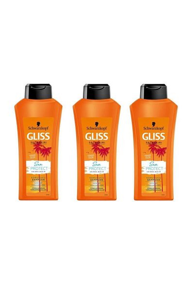 Gliss Sun Protect 3 X 360ml Shampoo