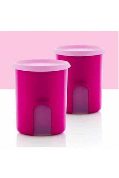 Tupperware Open Eye 1.25 Liter Dry Food Storage Container Set of Two