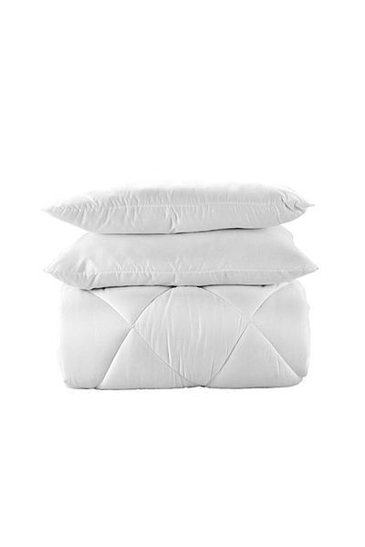 Zarif Home Microfiber Double Silicone Quilt and Pillow Set (600 Gr)