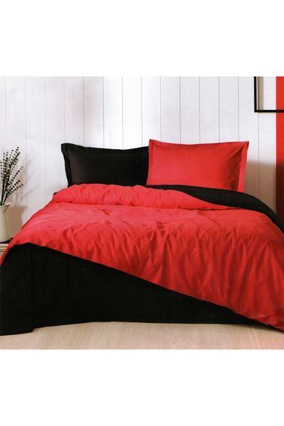 Özdilek Colormix Red Single Cotton Bedding Set