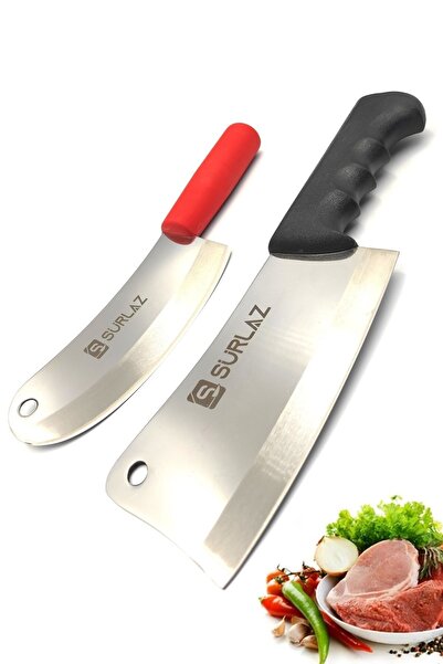 SürLaz Satır Zırh Bıçak Seti 2'li Et Kemik Satırı