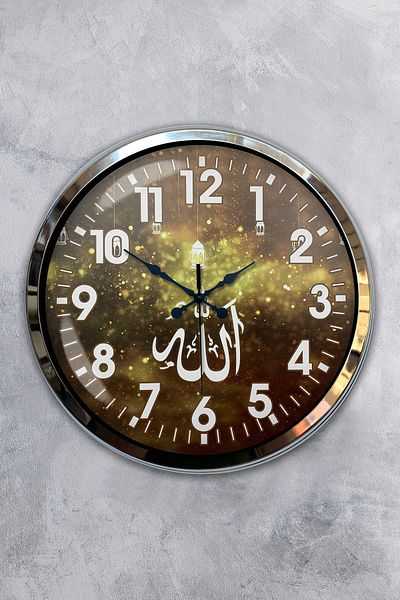 Kasva Concept Ceas Cadou Decorativ 40 Cm Ceas de Perete din Metal Cromat