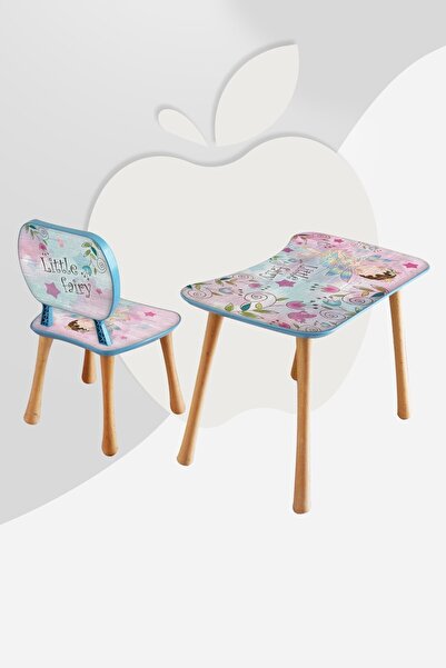 Popcorn Kids Little Fairy Sandalyeli Aktivite Masa Seti (2-5 Yaş)