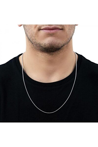 fullcontrol Unisex Toplu Çelik Kolye Ucu Zinciri 3mm 60cm KOL001