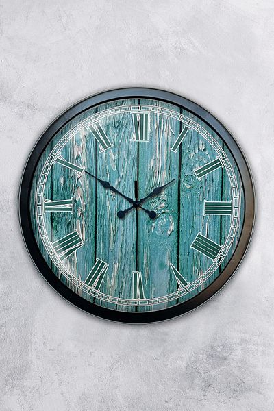 Kasva Concept Gift 40 cm Black Metal Cool Wall Clock