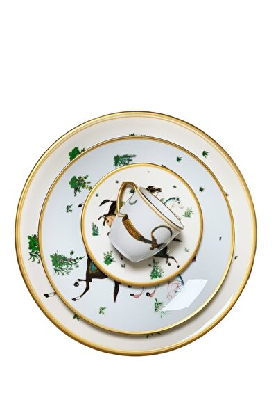 ARTER Home Hipodrom Series 2-Piece Cake Plate