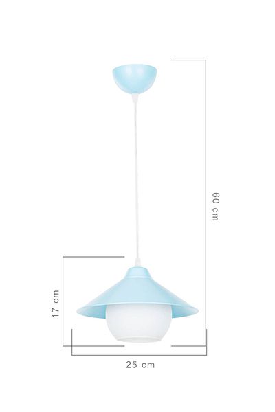 MANO Blue Melis Ufo Maya Pendant Lamp