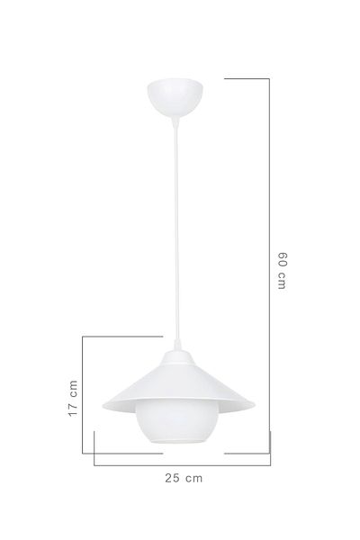 MANO White Melis Ufo Maya Pendant Lamp