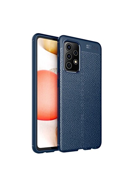 UnDePlus Samsung Galaxy A52 Uyumlu Kılıf Deri Tarzı Niss Silikon Case Laciver...