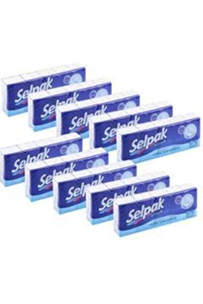 Selpak Klasik Cep Mendil 10'lu 10 Paket
