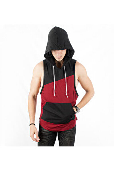 Deepsea Erkek Siyah Bordo Kapsonlu Sifir Kol Atlet 6910 Fiyati Yorumlari Trendyol