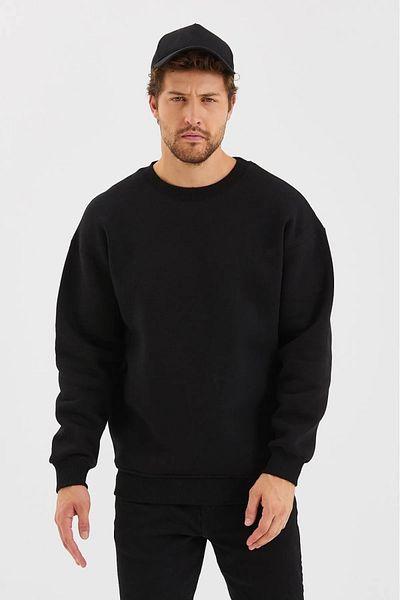 AYD Sweatshirt Oversize Wide Pattern 3 Thread Raised 1st Quality Thick Fabric With Cotton Inside
