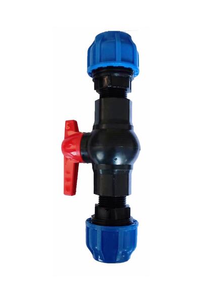 JETPLAST صمام خط ذو رافعة بلاستيكية مقاس 32 مم - 1 بوصة