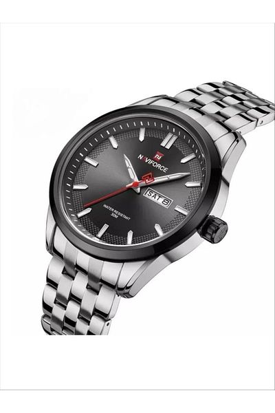 Naviforce Day Date Simple Sports and Stylish Men's Wristwatch