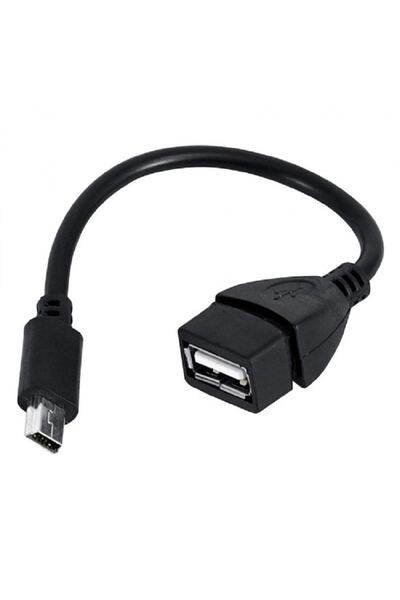 Derwell Yeni 2025 Mini 5 Pin Erkek Usb 2.0 Tip A Dişi Jack Otg Kısa Kablo 2.0...