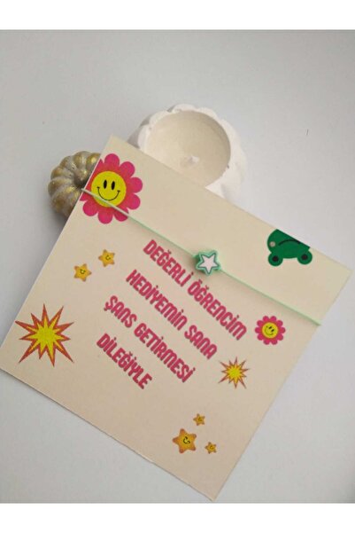 nasclaycollection Öğrenciye Hediye Okul Öncesi Etkinlik Özel Kartlı Yıldız Bi...