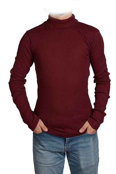 FATELLA Unisex Men's Full Turtleneck Knitwear Sweater