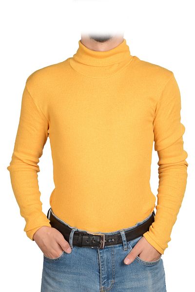 FATELLA Unisex Men's Full Turtleneck Knitwear Sweater