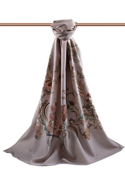 Vissona Γυναικείο πέτρινο σάλι πολυτελείας Medina Silk Color