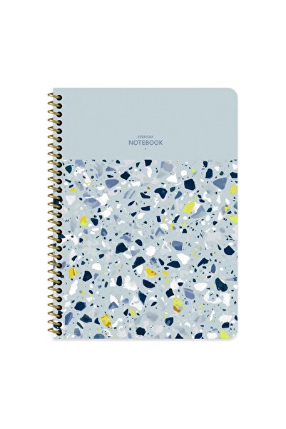 KESKİN COLOR 16x22 Cm Çizgisiz Telli Defter Beyaz Sayfalı 80 Yaprak Plastik K...