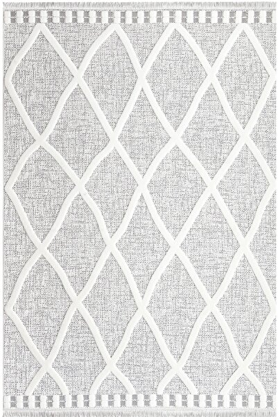 İpek Halı Almond 11405 Saçaklı Halı