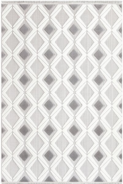 İpek Halı Almond 11409 Saçaklı Halı