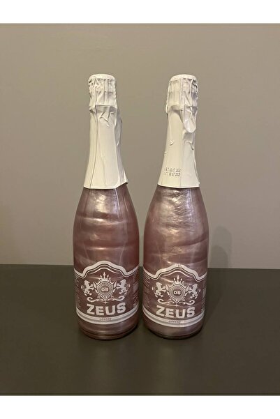 OS ZEUS 2li Set Alkolsüz Simli Şampanya Böğürtlen Aromalı Içecek (alkolsüz)