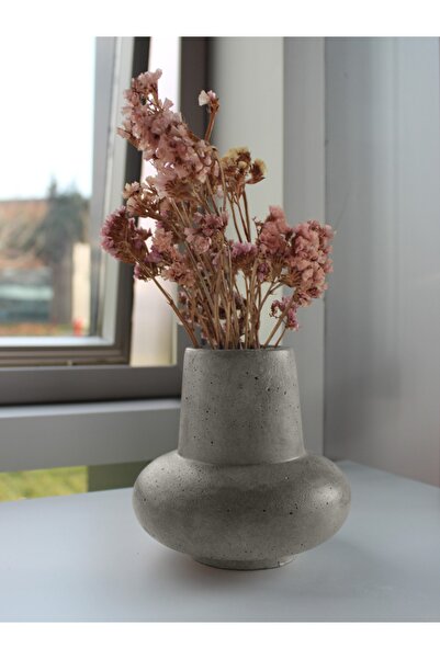 The Craft Thor مزهرية حديثة مصنوعة يدويًا من الخرسانة