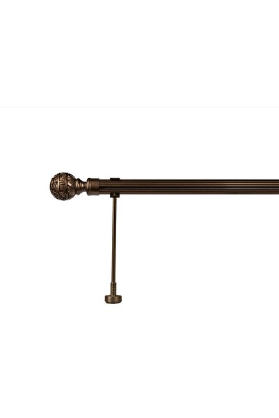 RUSTIKCIM Antik Rustik Bronz Fon Perde Askısı Krb-10 150 Cm