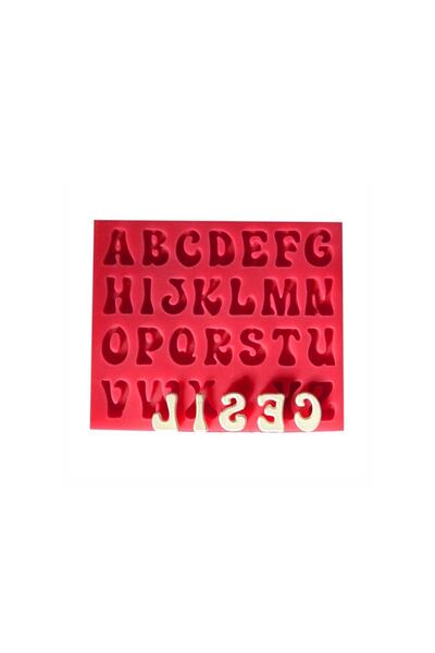 Cesil Alfabe Büyük Harf Silikon Kalıp