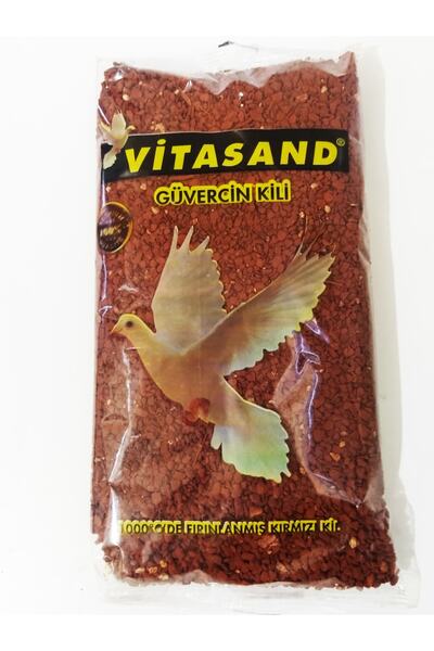 Vitasand Kil Taşı 1 Adet Hasta Kırgın Kuş Güvercin Tavuk Ufak Parçacıklı Kil Mineral Taşı 1kg