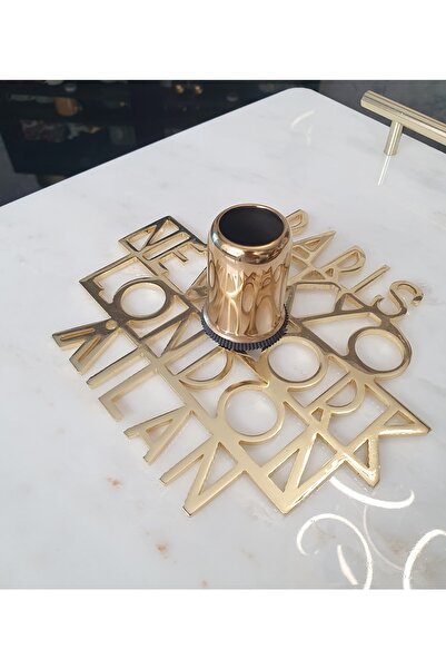 LOVYCO وعاء أسنان ذهبي لامع