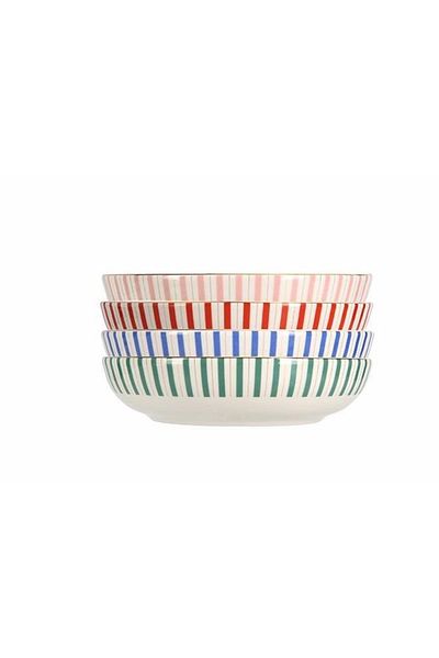 Porland Wild Life Series 4-Piece 17cm Bowl