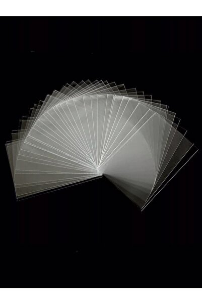 LilaHediyelikEşya 50 Adet Şeker Kurabiye Aksesuar Poşeti 10x15 Cm Parlak Jelatin Poşet Bantsız Torba 10*15