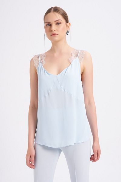 Balizza Blz- Lace Strappy Blouse