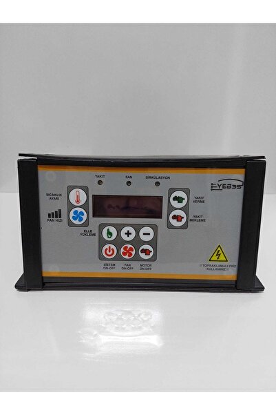 YILDIRIM ELEKTRONİK 10 Buton Kalorifer Kazan Beyni Röleli Kontrol Paneli (plastik Pano)