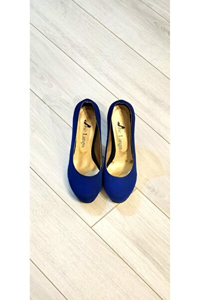 GokceKundura06 Kadın Süet Stiletto Ayakkabı
