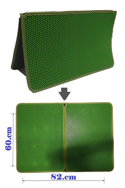 TİNEKE PETSHOP Büyük Boy Elekli Kedi Tuvalet Önü Paspası Katlanabilir 82 X 60...