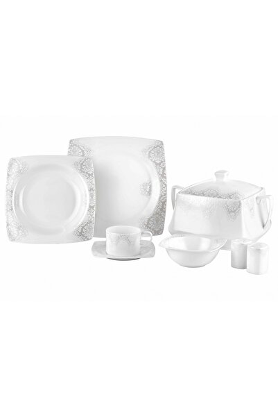 Taç Damask 60 Parça Porselen Yemek Takımı